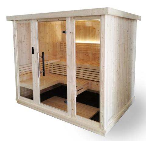 SaunaLife Model X7 Indoor Home Sauna Side Angle