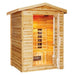 200D_SunRay Burlington 2-Person Outdoor Infrared Sauna_Outdoor Infrared Sauna