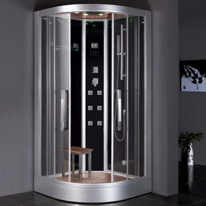 Platinum 6kW Corner Steam Shower | DZ963F8