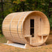 CT Serenity Barrel Sauna Outside In Forest