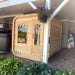 Canadian Timber Collection Luna Sauna Front View Under Porch