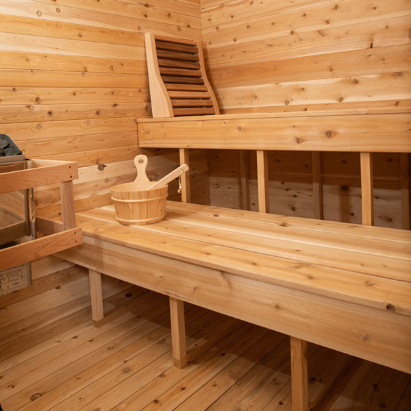 Canadian Timber Collection Luna Sauna Interior View