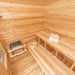 Canadian Timber Collection Luna Sauna Interior View of Heater