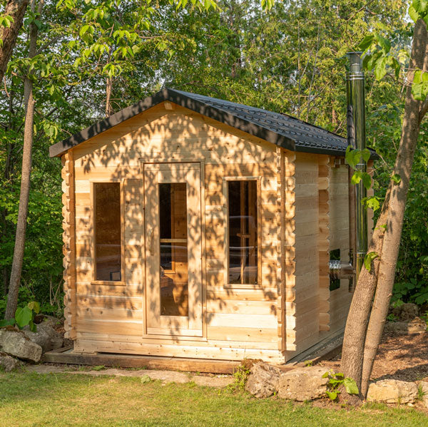 Leisurecraft CT Georgian Cabin Sauna with Changeroom