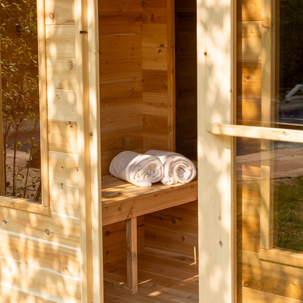 Leisurecraft CT Georgian Cabin Sauna with Changeroom