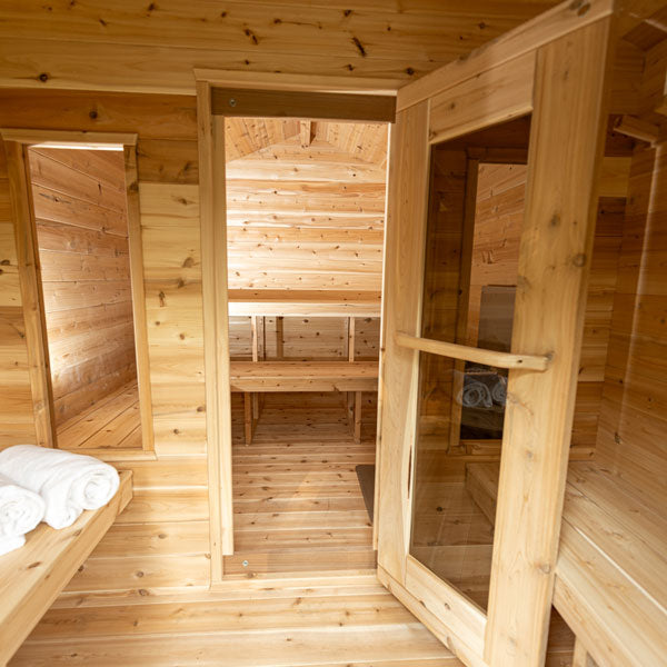 Leisurecraft CT Georgian Cabin Sauna with Changeroom