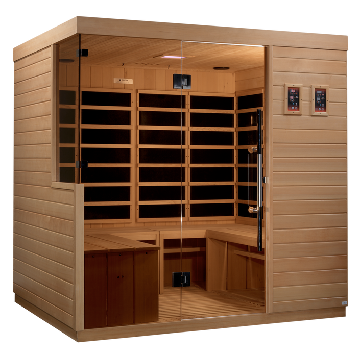 Golden Designs Dynamic La Sagrada Infrared Sauna w/ Hemlock Wood