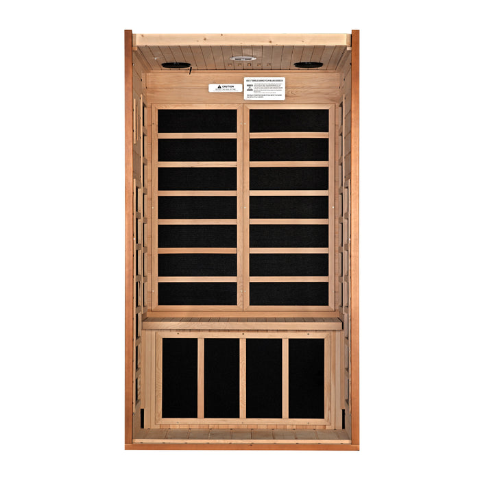 Golden Designs Dynamic Avila Elite FAR Infrared Sauna w/ Hemlock Wood