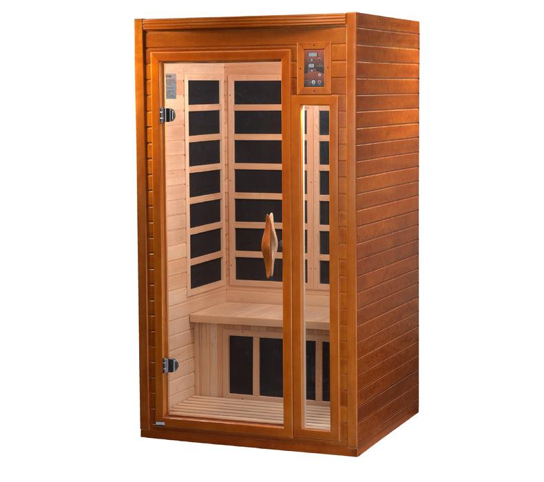 Golden Designs Dynamic Barcelona FAR Infrared Sauna with Hemlock Wood