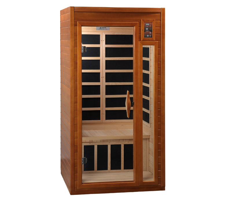 Golden Designs Dynamic Barcelona FAR Infrared Sauna with Hemlock Wood