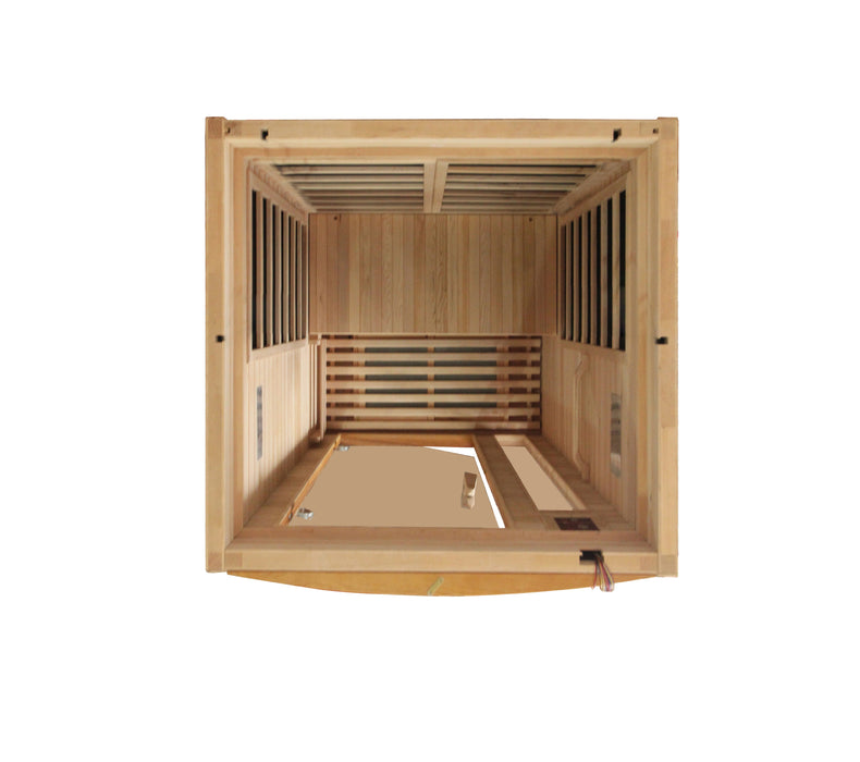 Golden Designs Dynamic Barcelona FAR Infrared Sauna with Hemlock Wood