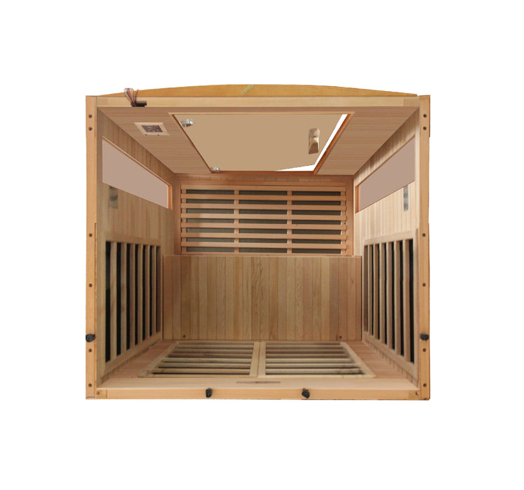 Golden Designs Dynamic Versailles FAR Infrared Sauna with Hemlock Wood