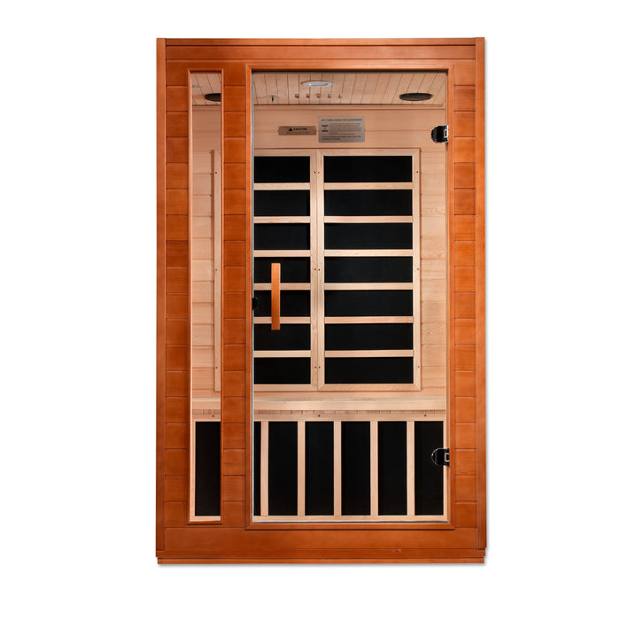 Golden Designs Dynamic Cordoba Elite FAR Infrared Sauna with Hemlock Wood