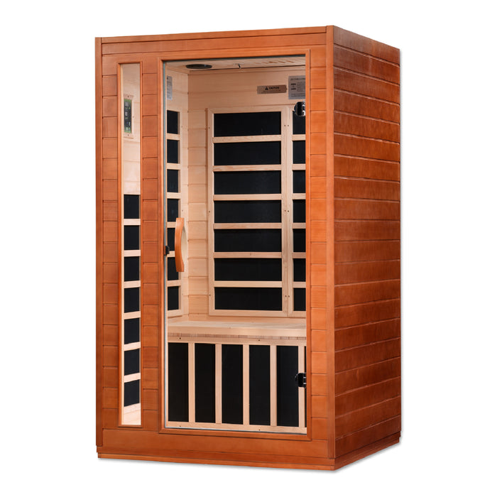 Golden Designs Dynamic Cordoba Elite FAR Infrared Sauna with Hemlock Wood