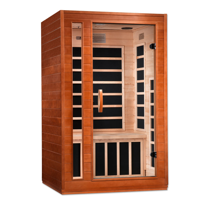 Golden Designs Dynamic Cordoba Elite FAR Infrared Sauna with Hemlock Wood