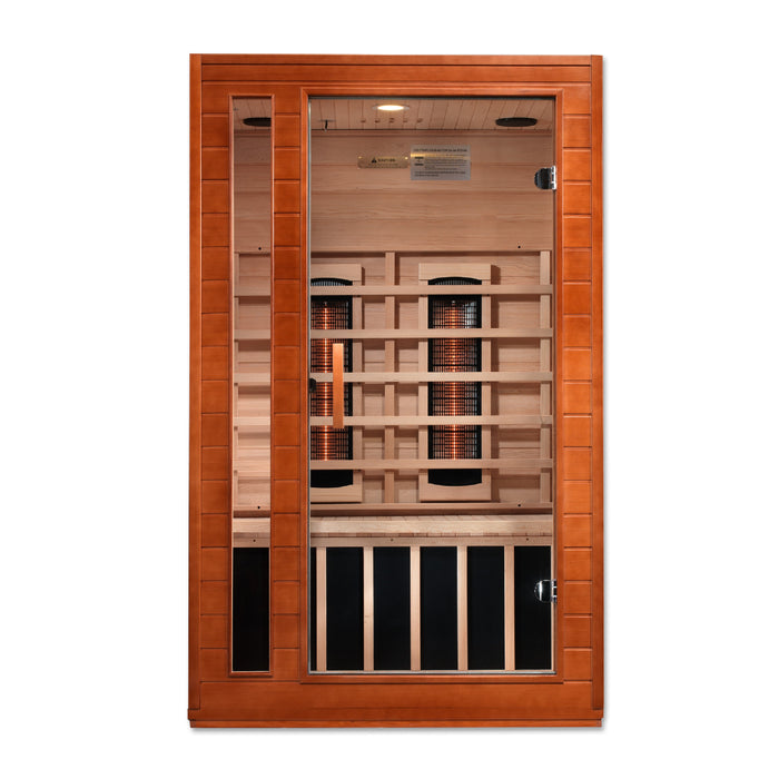 Golden Designs Dynamic Full Spectrum Cardoba FAR Infrared Sauna w/ Hemlock Wood