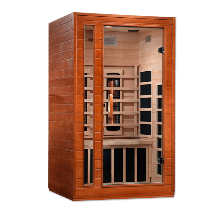 Golden Designs Dynamic Full Spectrum Cardoba FAR Infrared Sauna w/ Hemlock Wood