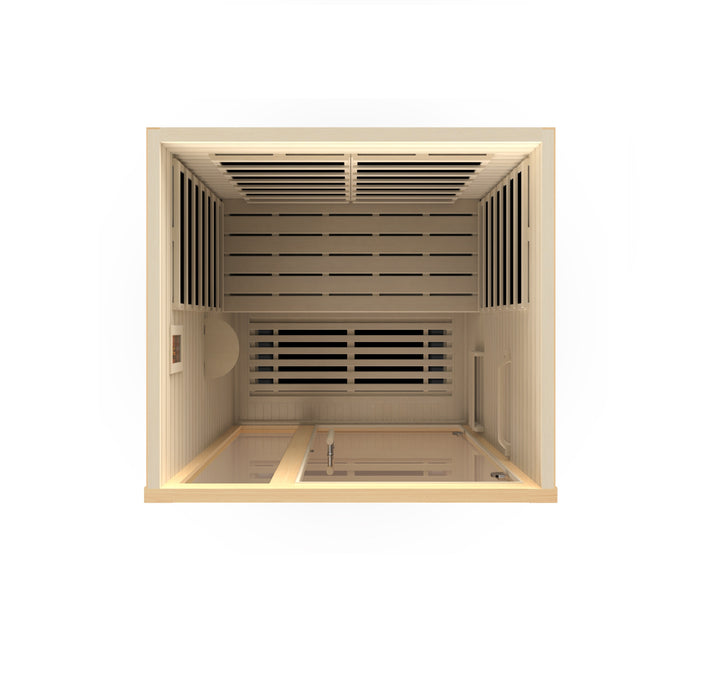 Golden Designs Dynamic Llumeneres FAR Infrared Sauna w/ Hemlock Wood