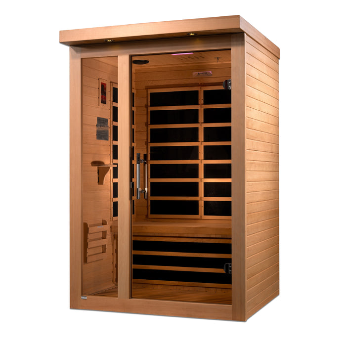 Golden Designs Dynamic Llumeneres FAR Infrared Sauna w/ Hemlock Wood