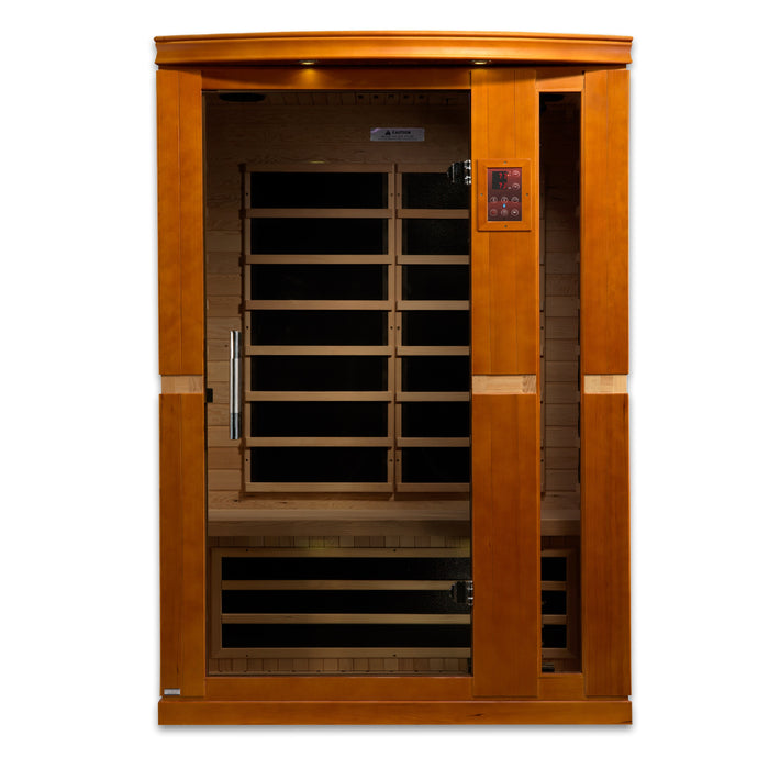 Golden Designs Dynamic Vittoria FAR Infrared Sauna with Hemlock Wood