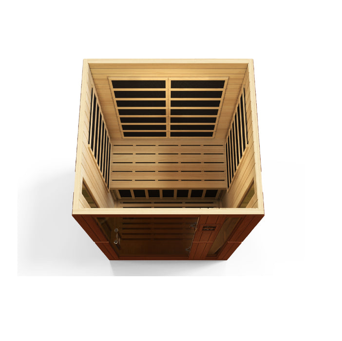 Golden Designs Dynamic Vittoria FAR Infrared Sauna with Hemlock Wood