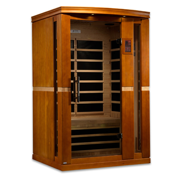 Golden Designs Dynamic Vittoria FAR Infrared Sauna with Hemlock Wood