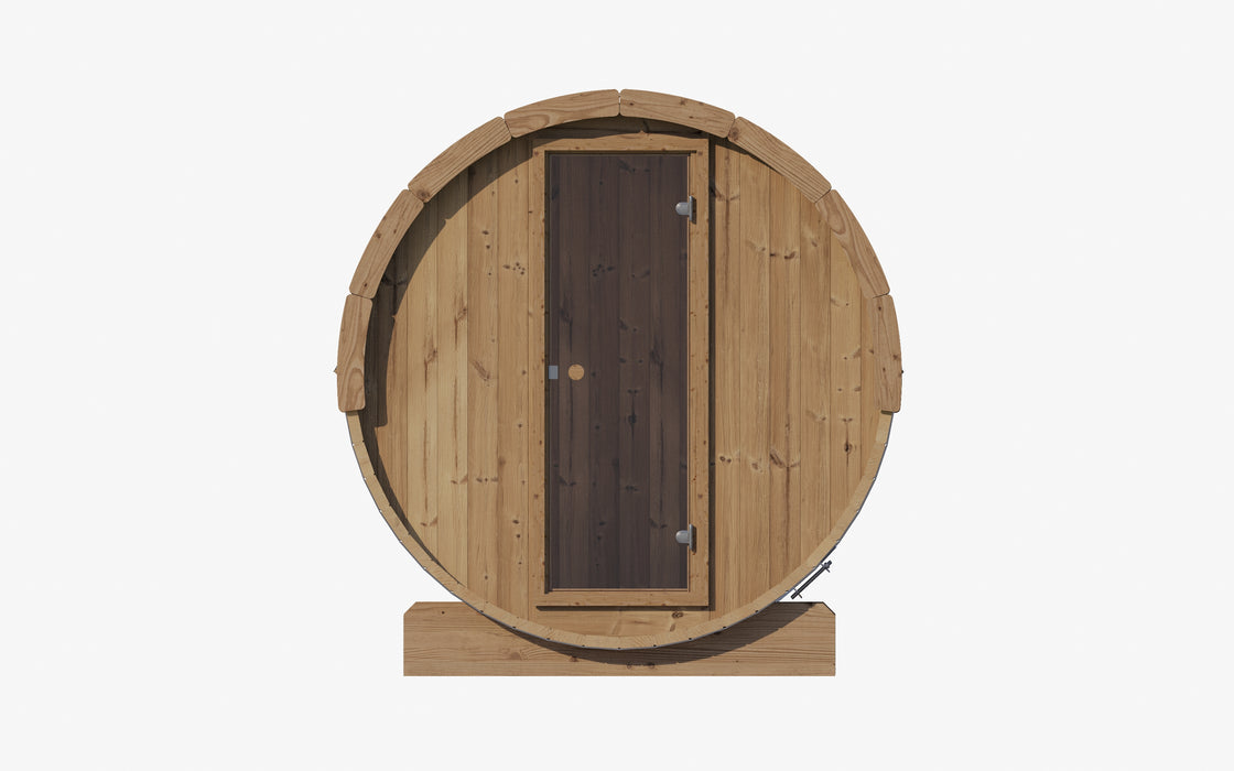 SaunaLife Model E8 Sauna Barrel Front