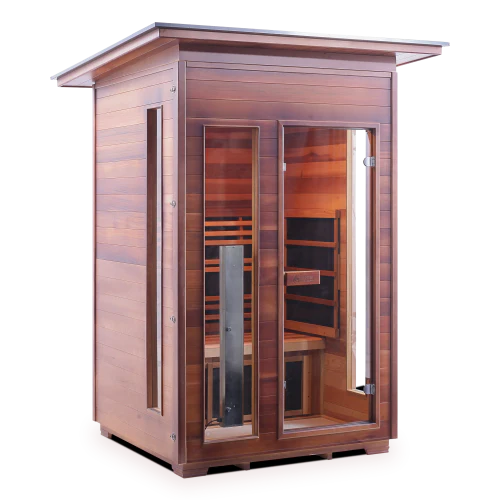 Enlighten Rustic 2 Person Full Spectrum Infrared Sauna