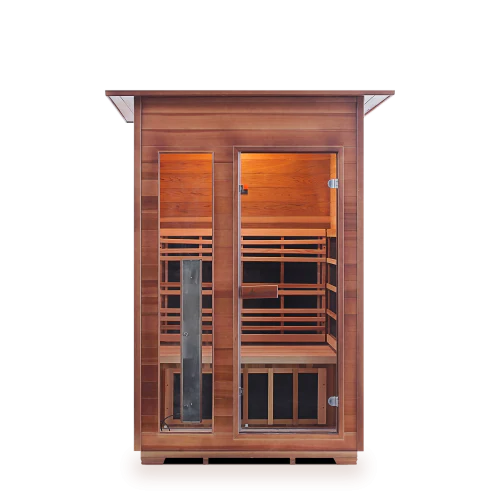 Enlighten Rustic 2 Person Full Spectrum Infrared Sauna