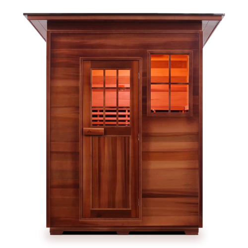 Enlighten Sapphire 3 Person Infrared/Traditional Hybrid Sauna