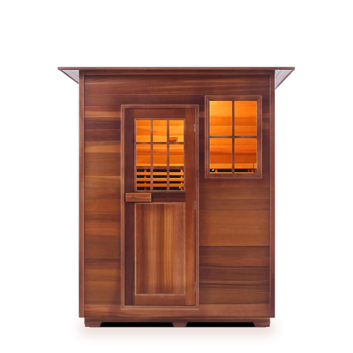 Enlighten Sapphire 3 Person Infrared/Traditional Hybrid Sauna