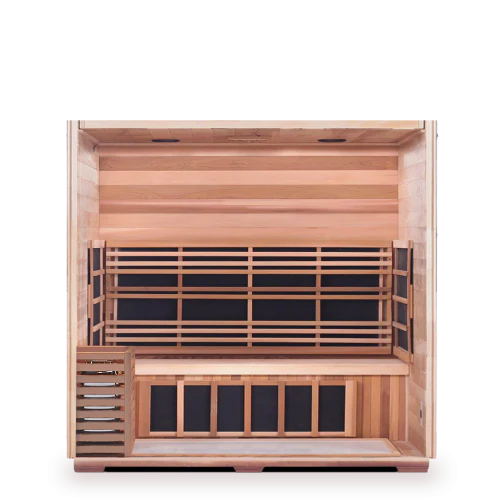 Enlighten Sapphire 4 Person Infrared/Traditional Hybrid Sauna