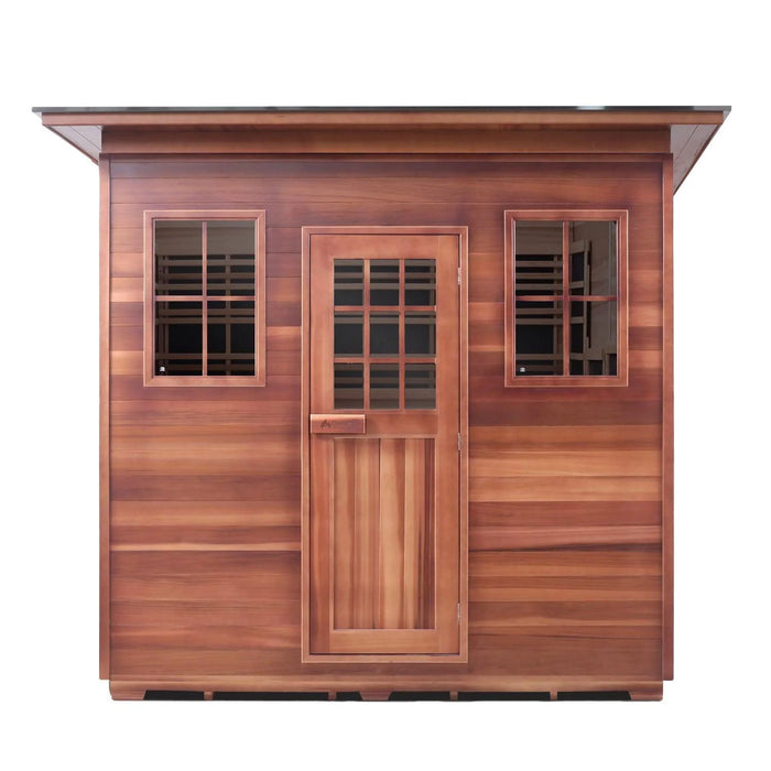 Enlighten Sapphire 8 Person Infrared/Traditional Hybrid Sauna