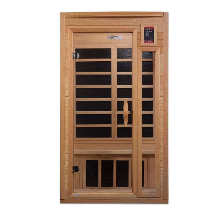 Golden Designs PureTech Barcelona Elite FAR Infrared Sauna w/ Hemlock Wood