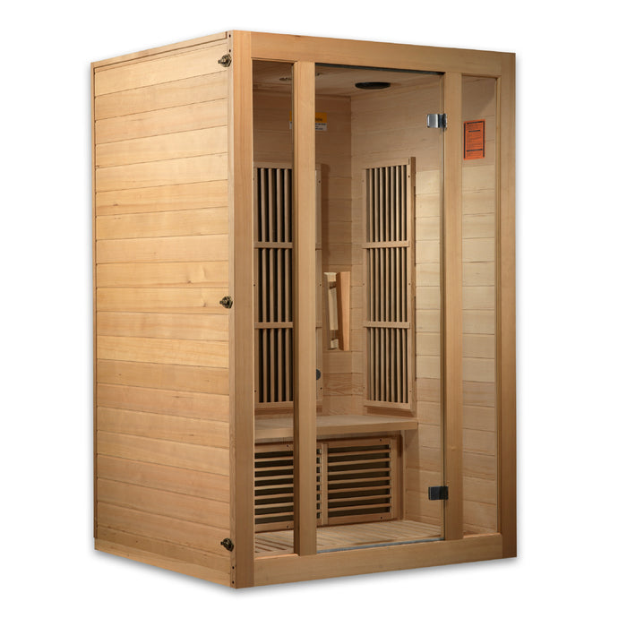 Golden Designs Maxxus Seattle FAR Infrared Sauna with Hemlock Wood