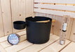 SaunaLife Bucket and Ladle Package 2 Timer, Thermometer with Premium Bucket & Ladle - Sauna Accessory Package