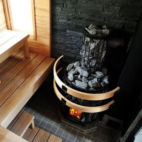 _Harvia Legend 300DUO Series Sauna Wood Burning Stove/Fireplace Combo_
