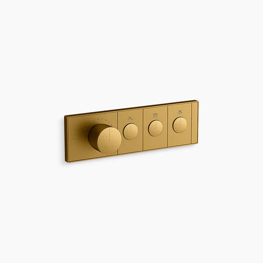 K-26347-9-CP_Kohler Anthem 3-Outlet Thermostatic Valve Control Panel_Shower Control Panel