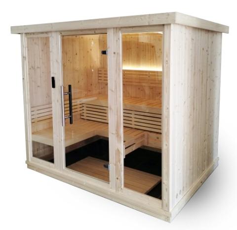 SaunaLife Model X7 Indoor Home Sauna Angle