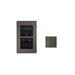 SEMR-SVSQ-BN_ThermaSol Signature Series Control and Steam Head Kit Square_Steam Shower Control Kit