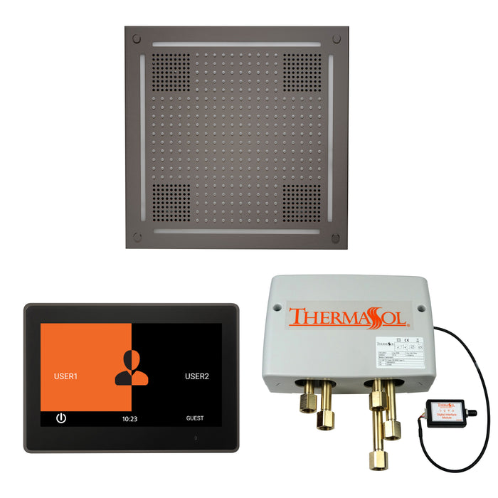 WHSP10S-BN_ThermaSol Steam Shower The Wellness Hydrovive Shower Package with 10" ThermaTouch Square_Steam Shower Control Kit