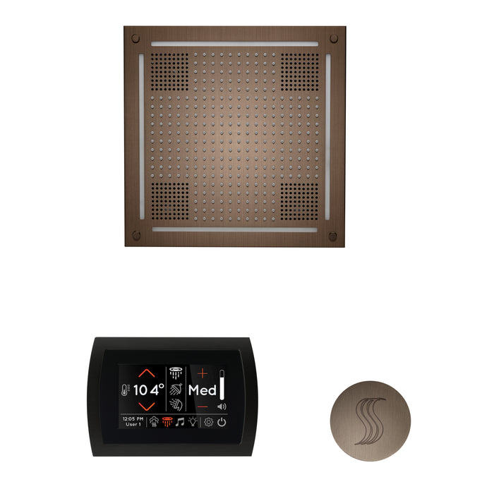 WHSTPSR-AN_ThermaSol Wellness Steam The Wellness Hydrovive Steam Package with SignaTouch Round_Steam Shower Control Kit