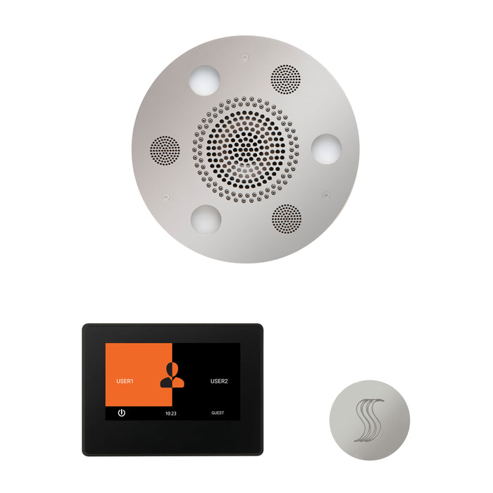 WSTP7R-PC_ThermaSol Wellness Steam The Wellness Steam Package with 7" ThermaTouch Round_Steam Shower Control Kit